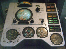 panneau de commande de Vostok 1